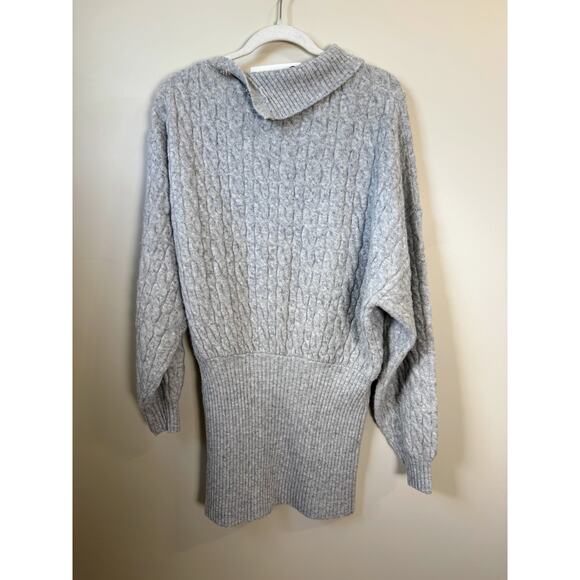 NEW NWT Retrofete Waverly Sweater Dress Stone Gray Size Medium - Picture 9 of 11